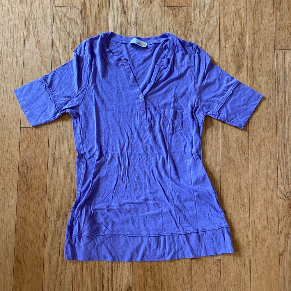 C&C California Periwinkle Soft Tee in Small